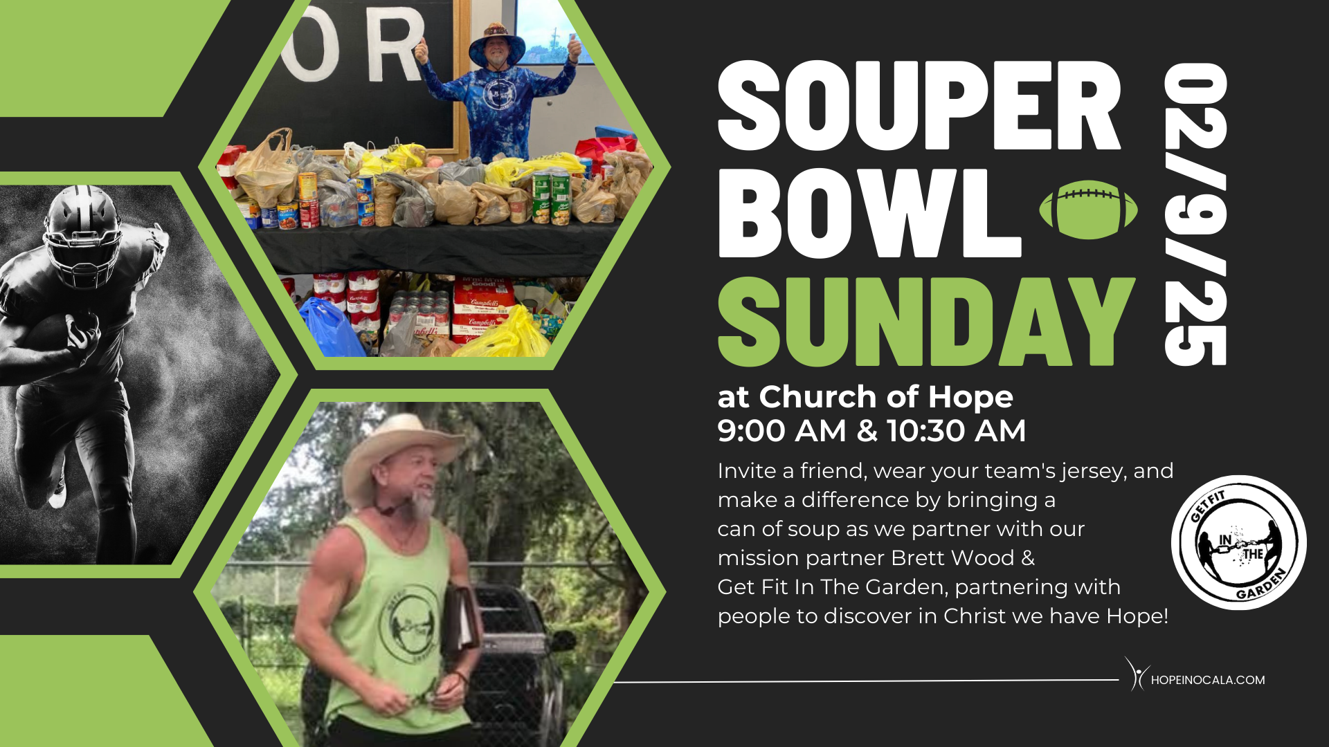 SOUPER BOWL 2025 @ Hope - Center Screen