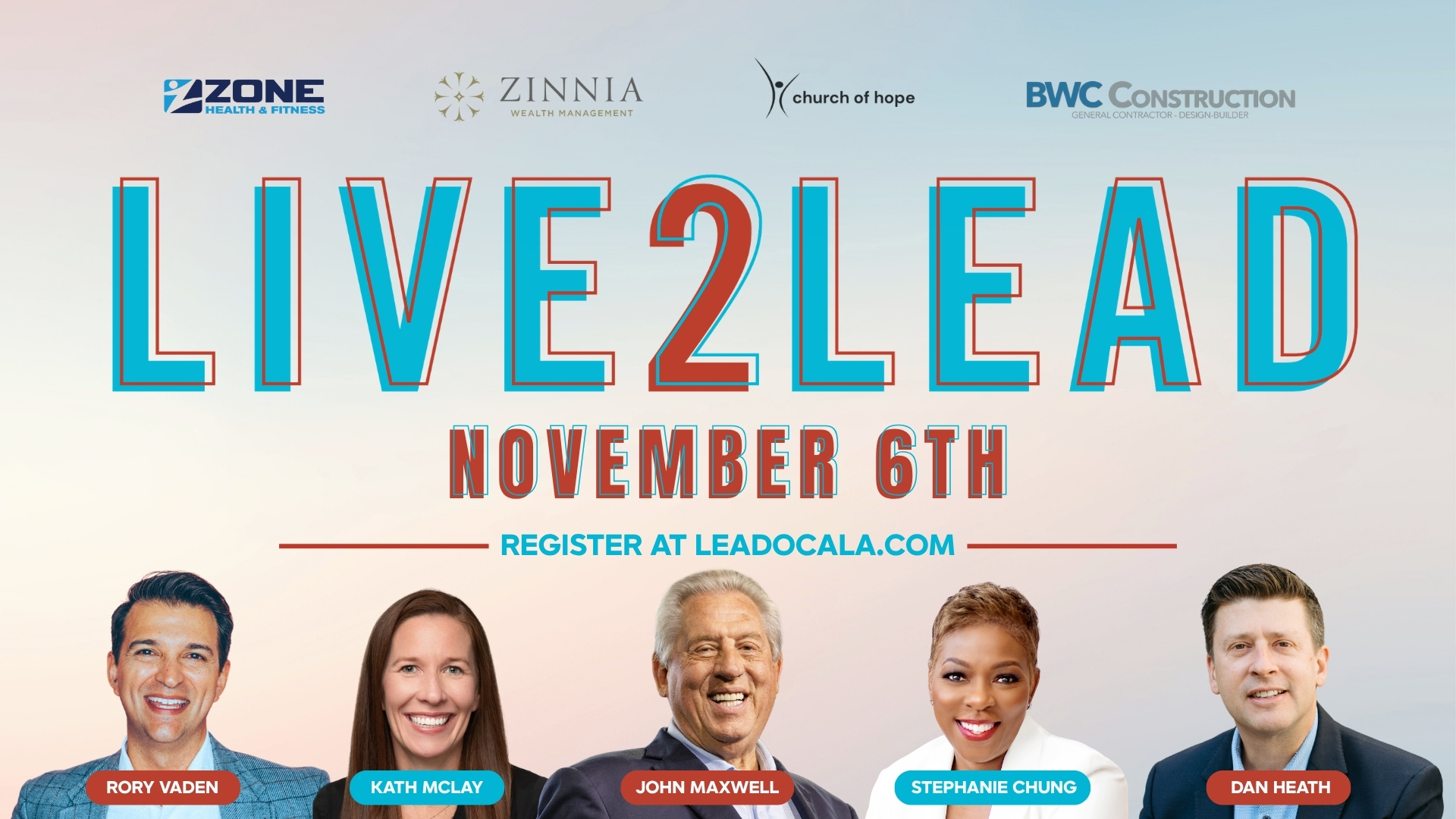 Live2Lead Main Screen GFX